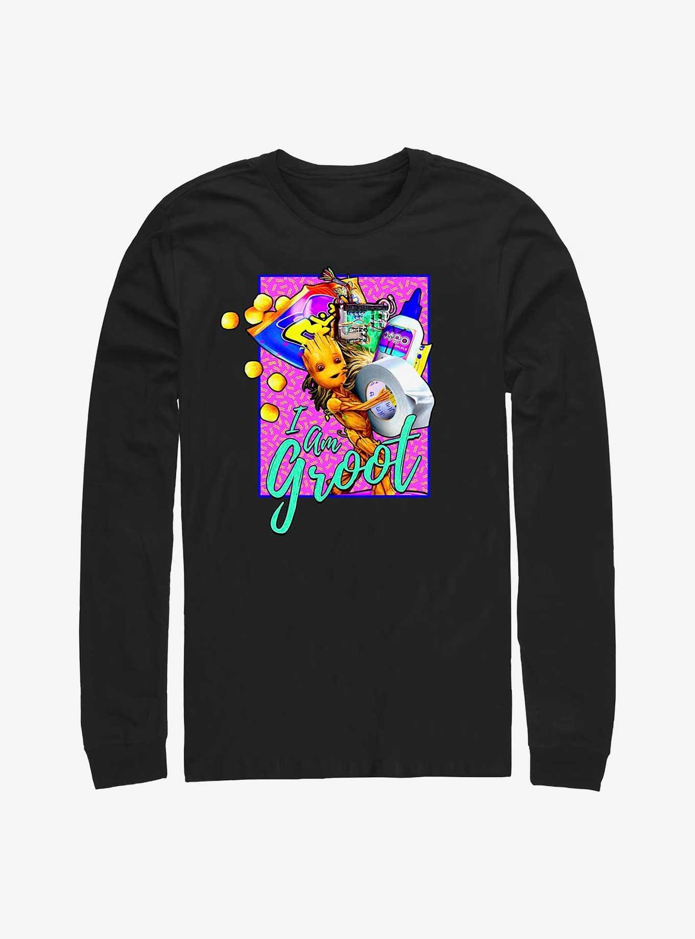 Marvel I Am Groot School Supplies Groot Long Sleeve T-Shirt, , hi-res