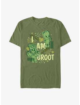 Marvel I Am Groot Leaf Heart Groot T-Shirt, , hi-res