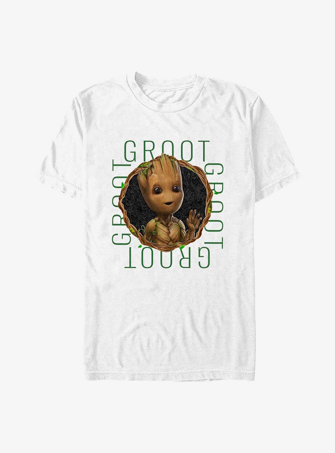 Marvel I Am Groot Focus T-Shirt, WHITE, hi-res