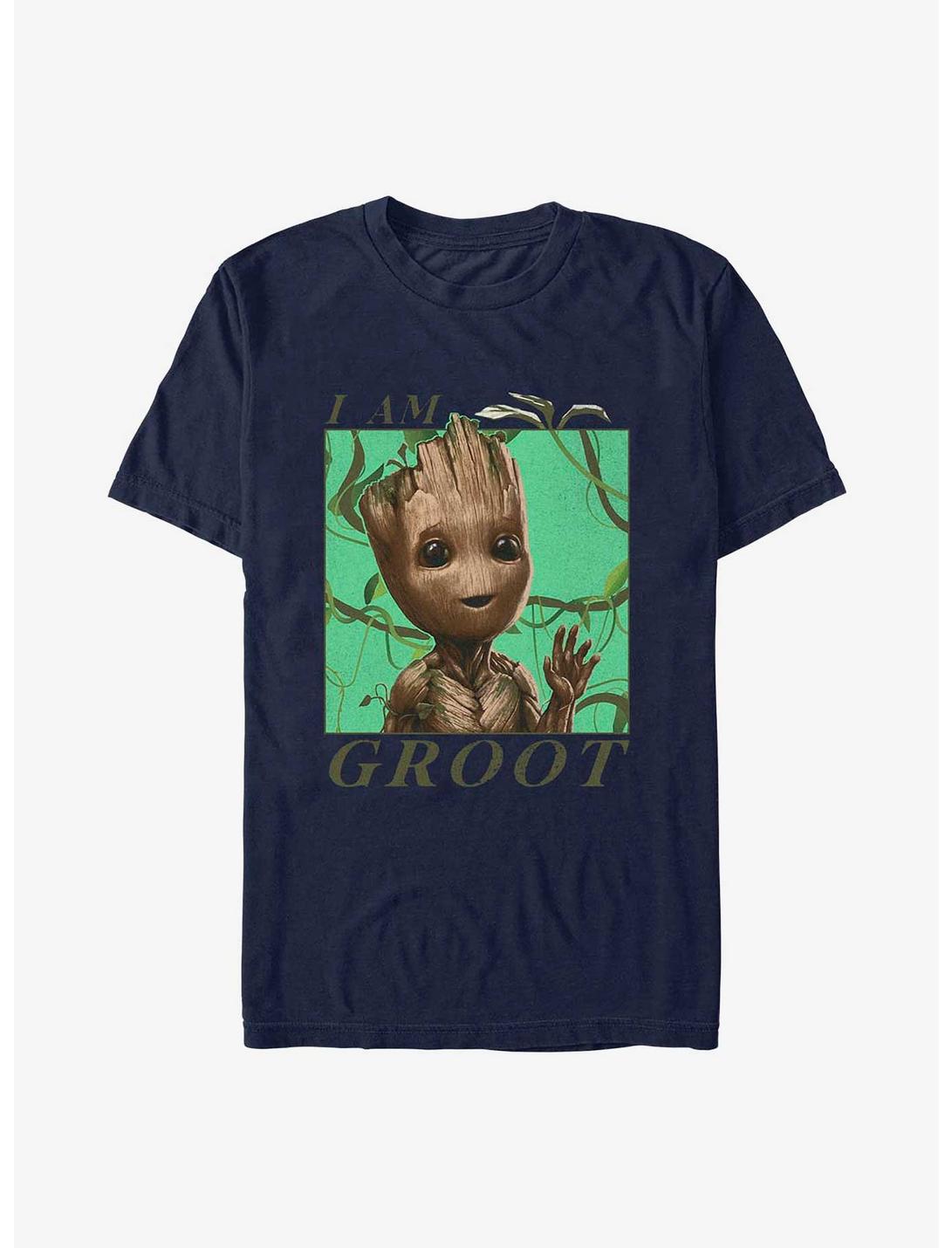 Marvel I Am Groot Jungle Vibes T-Shirt, NAVY, hi-res
