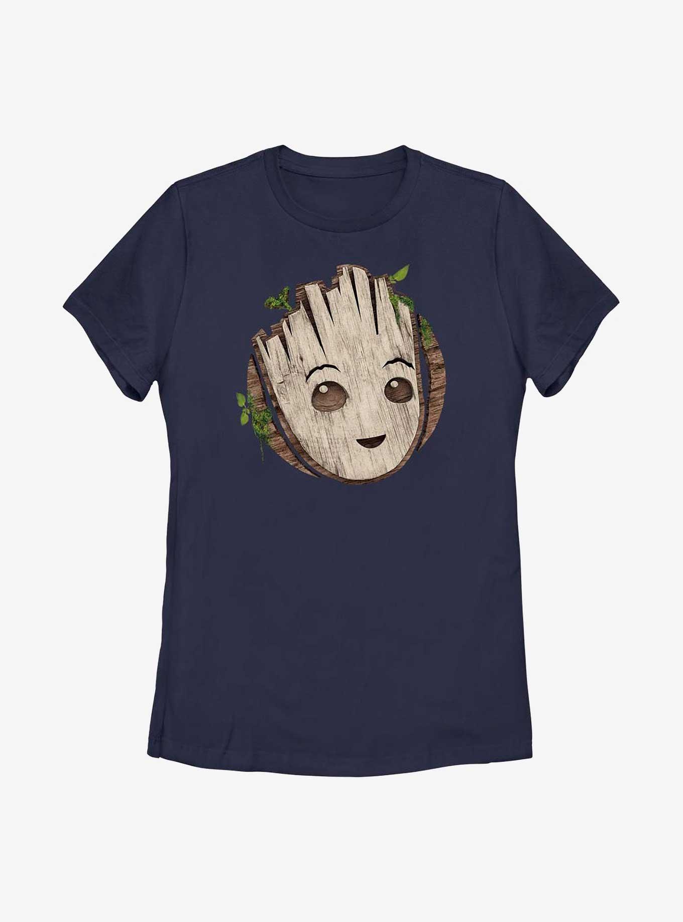 Marvel I Am Groot Wooden Badge Womens T-Shirt, , hi-res