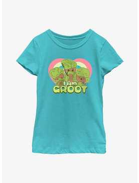 Marvel I Am Groot Hearts Trio Youth Girls T-Shirt, , hi-res
