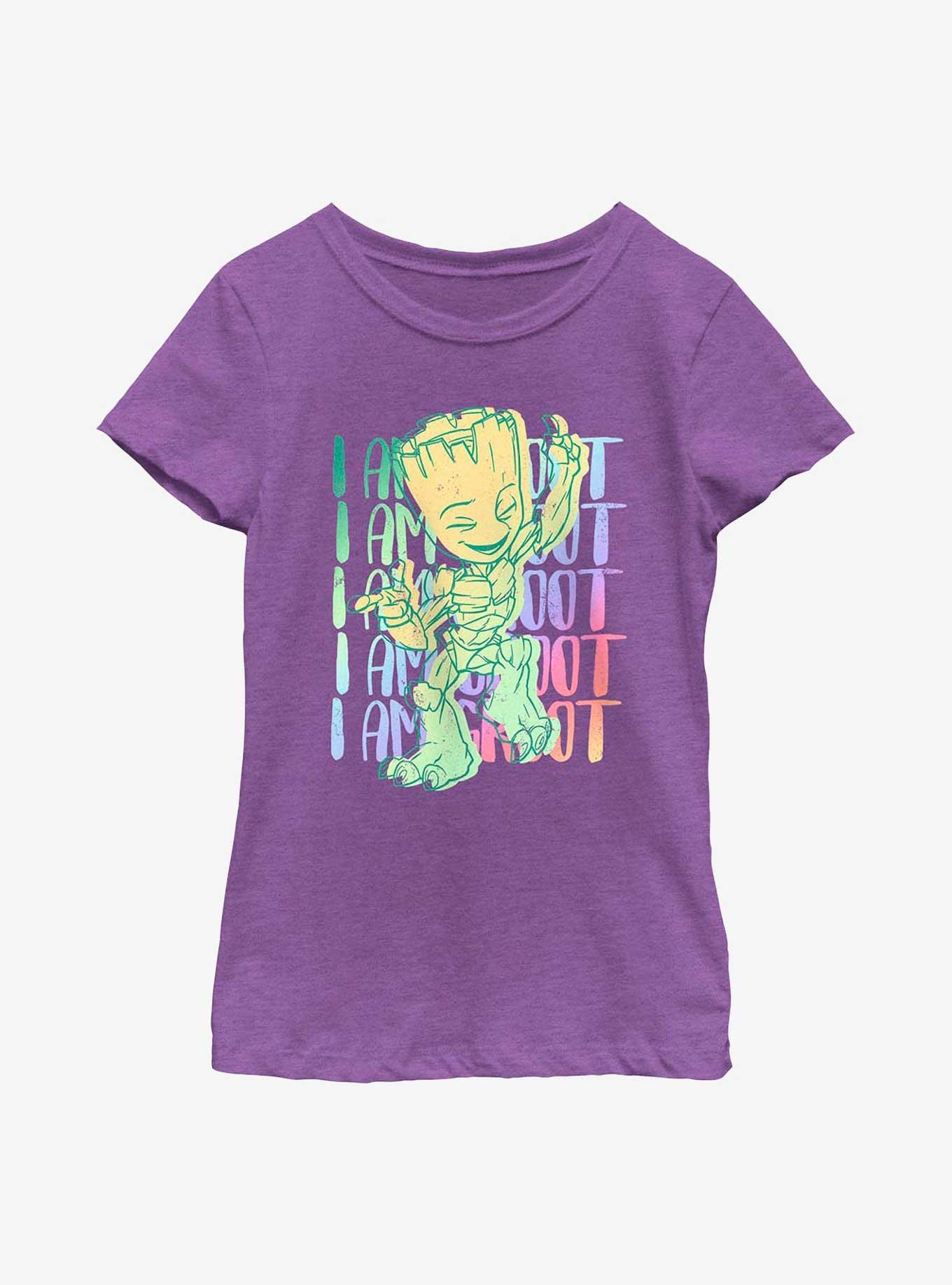 Marvel I Am Groot Color Stack Youth Girls T-Shirt, , hi-res