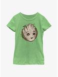 Marvel I Am Groot Wooden Badge Youth Girls T-Shirt, GRN APPLE, hi-res