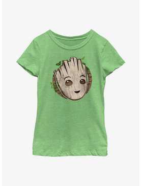 Marvel I Am Groot Wooden Badge Youth Girls T-Shirt, , hi-res