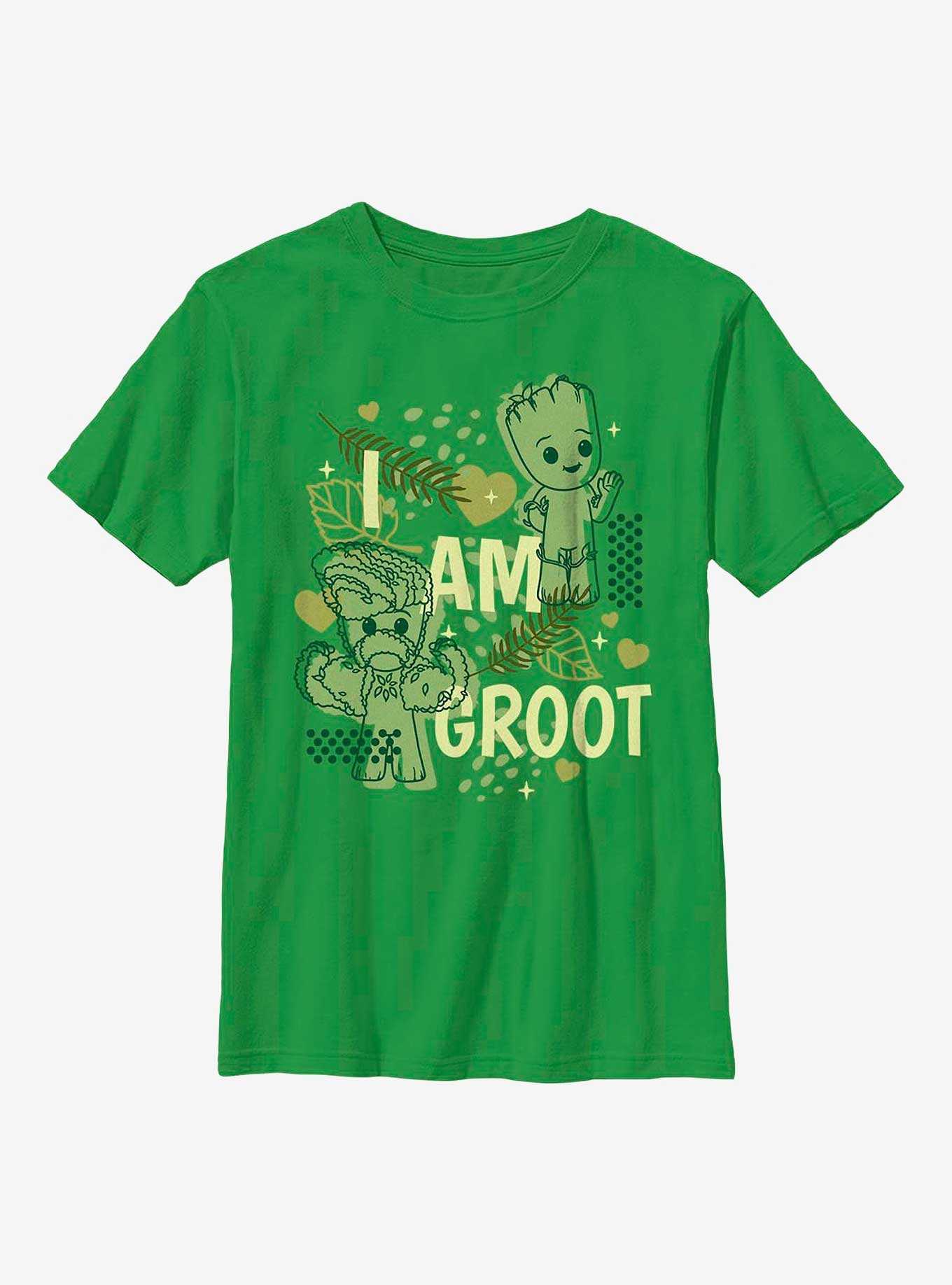 Marvel I Am Groot Leaf Heart Groot Youth T-Shirt, , hi-res