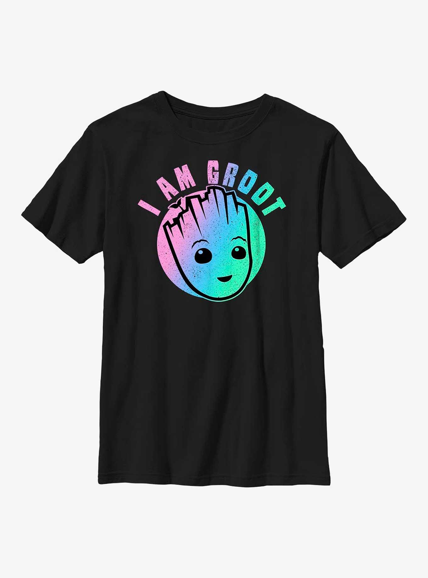 Marvel I Am Groot Holographic Youth T-Shirt, , hi-res