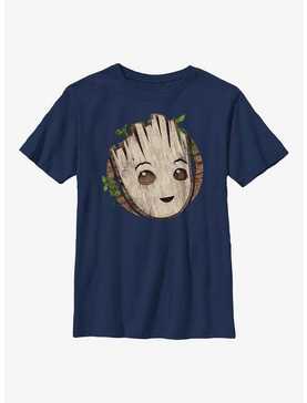 Marvel I Am Groot Wooden Badge Youth T-Shirt, , hi-res