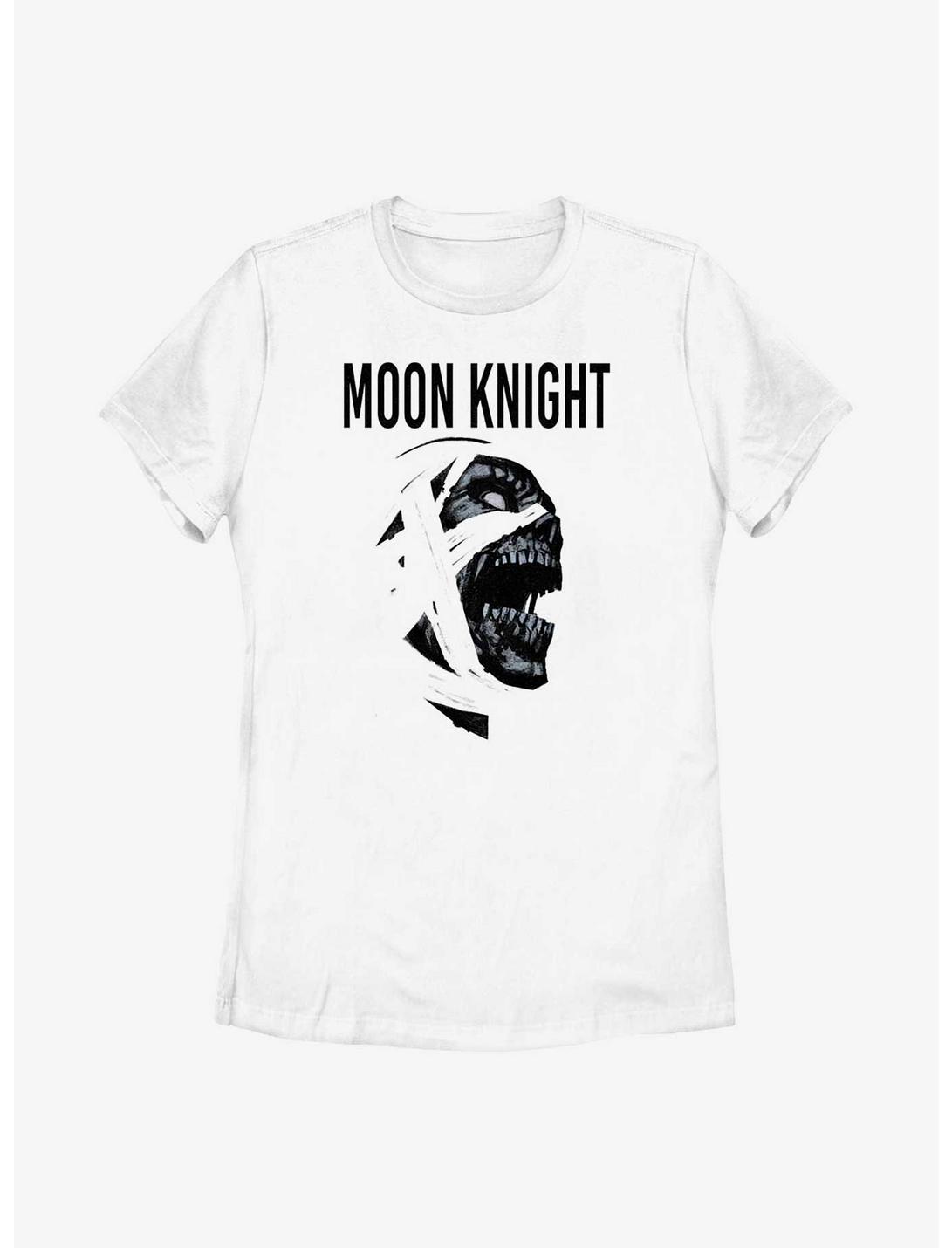 Marvel Moon Knight Mummy By Design Womens T-Shirt, WHITE, hi-res