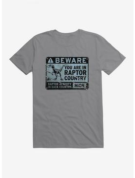 Jurassic World Dominion Beware Raptor Country T-Shirt, STORM GREY, hi-res