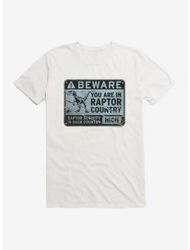 Jurassic World Dominion Beware Raptor Country T-Shirt, WHITE, hi-res