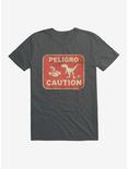 Jurassic World Dominion Caution T-Shirt, CHARCOAL, hi-res