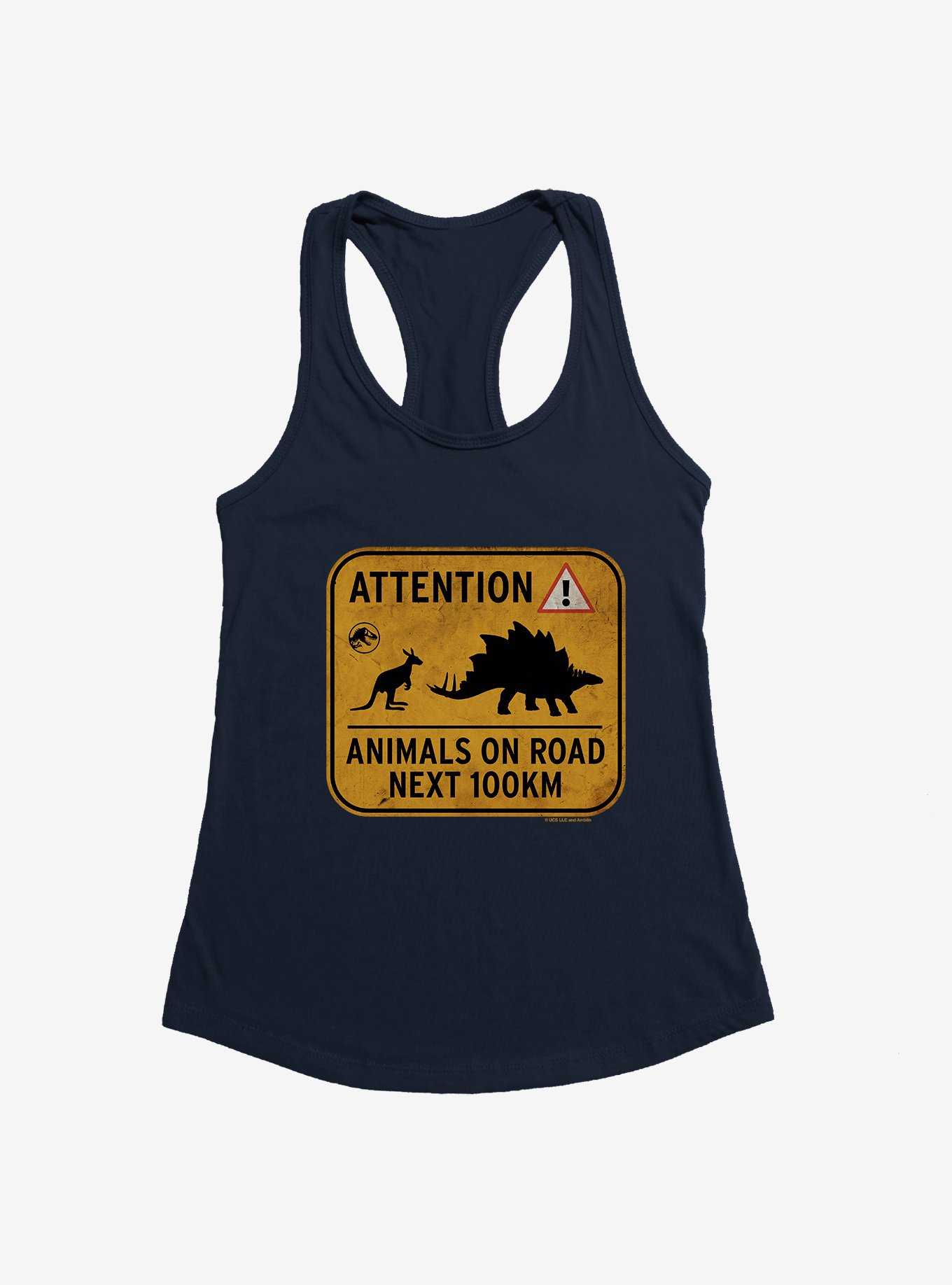Jurassic World Dominion Attention Animals on Road Girls Tank, , hi-res