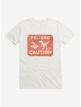 Jurassic World Dominion Caution T-Shirt, WHITE, hi-res