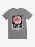 Jurassic World Dominion Dinosaur Spotted Here T-Shirt, STORM GREY, hi-res