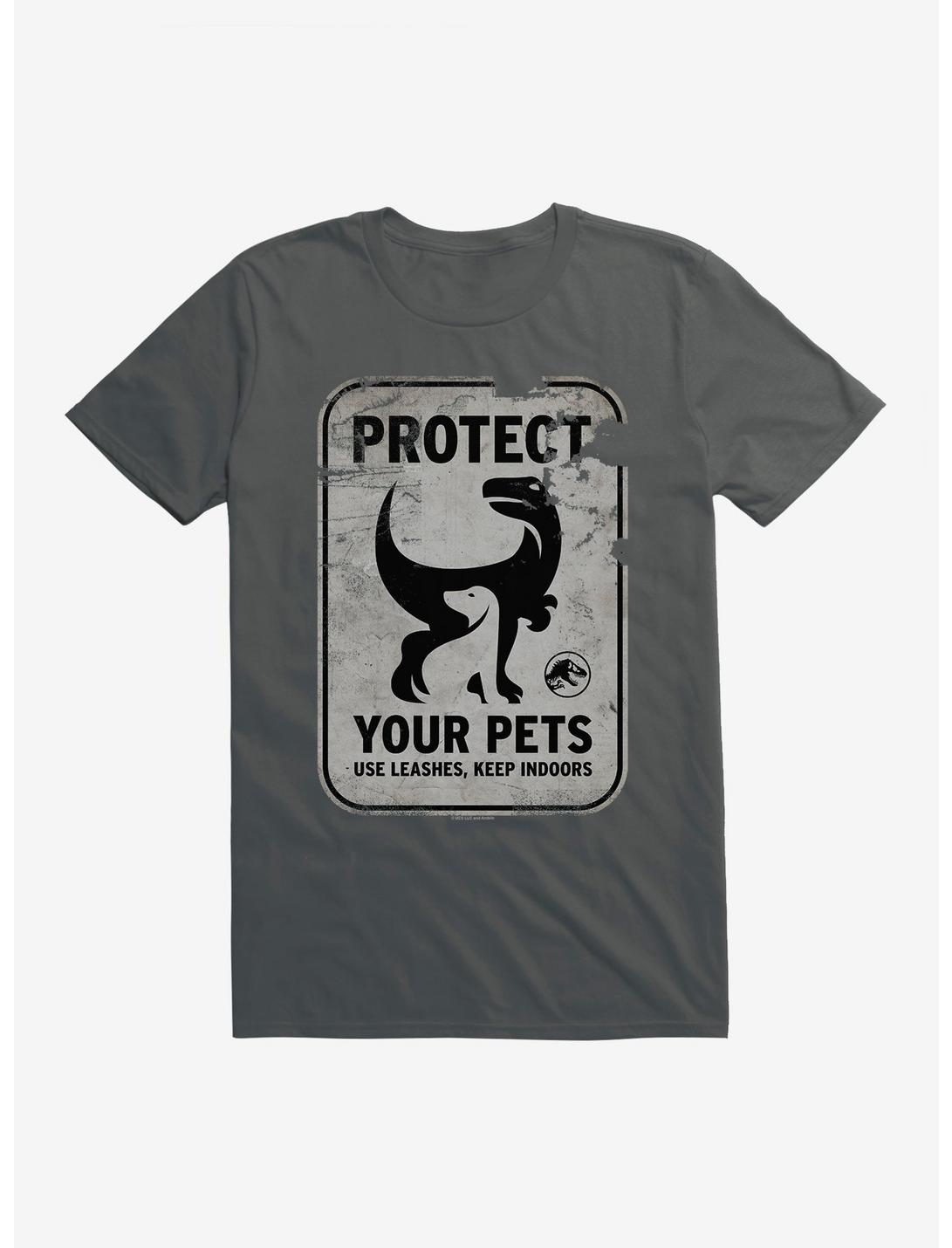 Jurassic World Dominion Protect Your Pets T-Shirt, CHARCOAL, hi-res