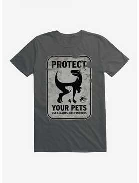 Jurassic World Dominion Protect Your Pets T-Shirt, CHARCOAL, hi-res