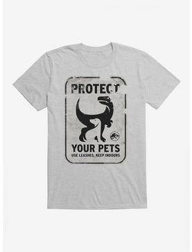 Jurassic World Dominion Protect Your Pets T-Shirt, HEATHER GREY, hi-res