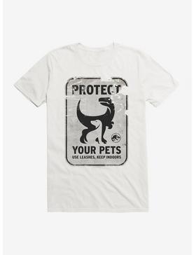 Jurassic World Dominion Protect Your Pets T-Shirt, WHITE, hi-res