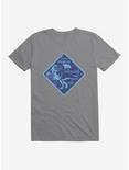 Jurassic World Dominion T. Rex Blue Sign T-Shirt, STORM GREY, hi-res