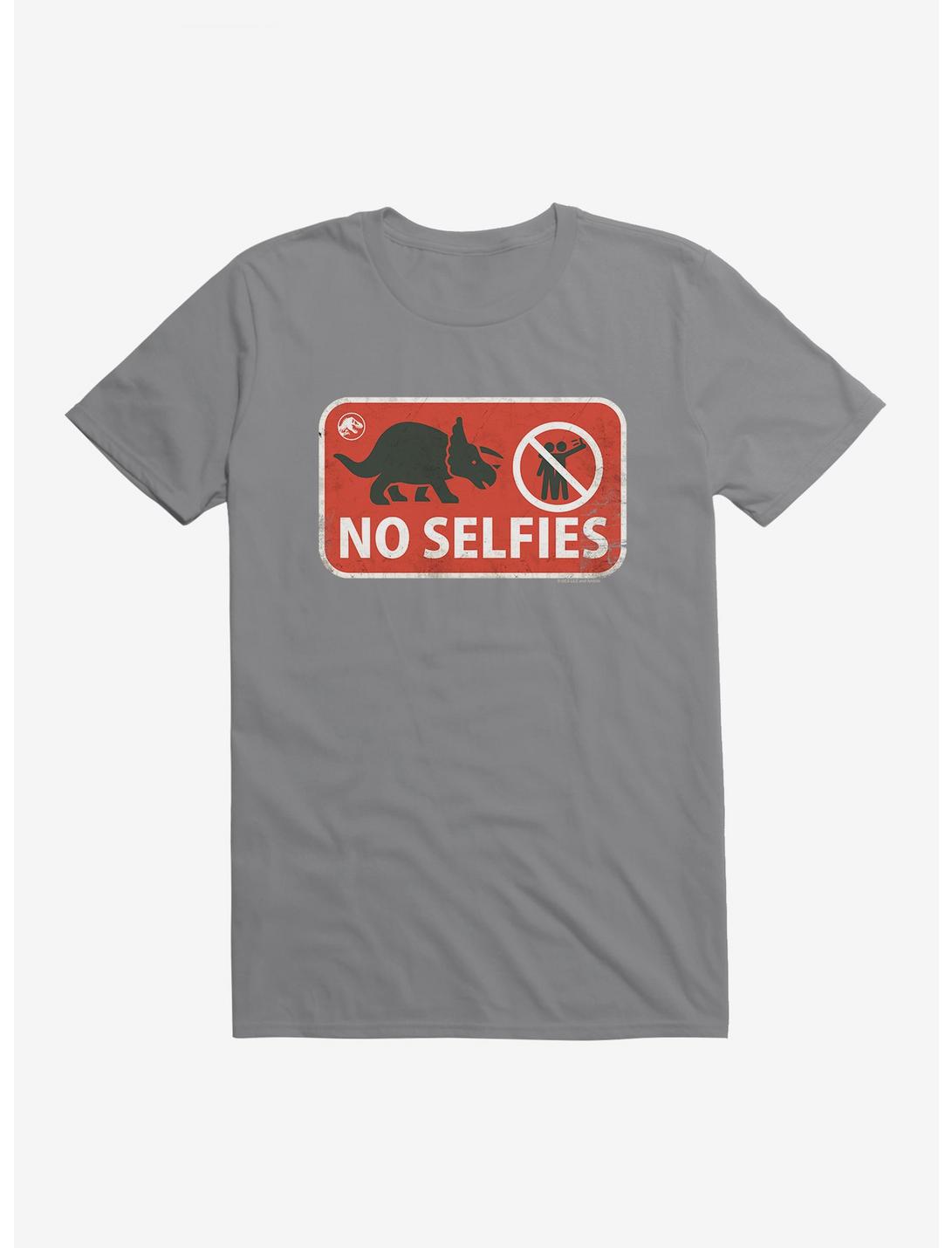 Jurassic World Dominion No Selfies T-Shirt, STORM GREY, hi-res