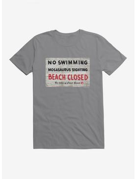 Jurassic World Dominion No Swimming  T-Shirt, STORM GREY, hi-res