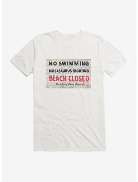 Jurassic World Dominion No Swimming  T-Shirt, WHITE, hi-res