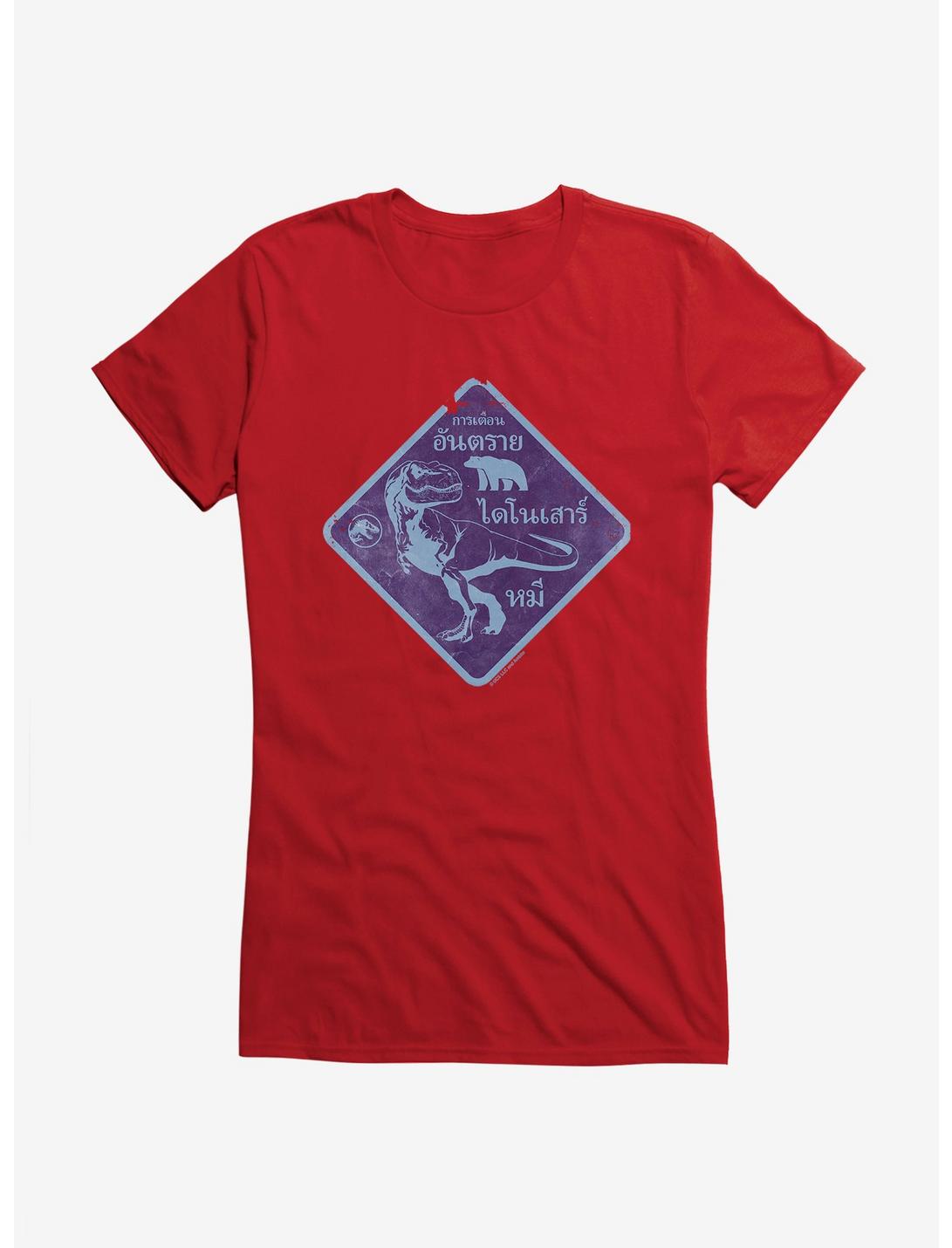 Jurassic World Dominion T. Rex Blue Sign Girls T-Shirt, , hi-res