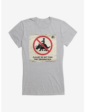 Jurassic World Dominion Do Not Ride Triceratops Girls T-Shirt, , hi-res