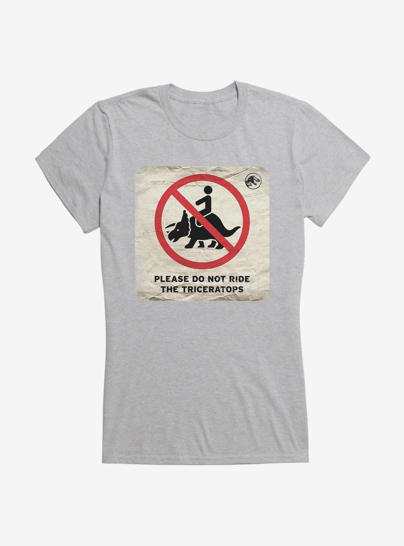 Jurassic World Dominion Do Not Ride Triceratops Girls T-Shirt, , hi-res
