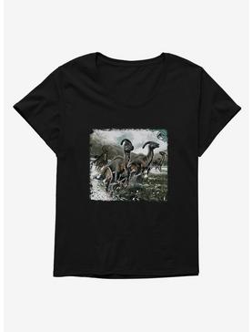 Jurassic World Dominion Parasaurolophus Rodeo Womens T-Shirt Plus Size, , hi-res