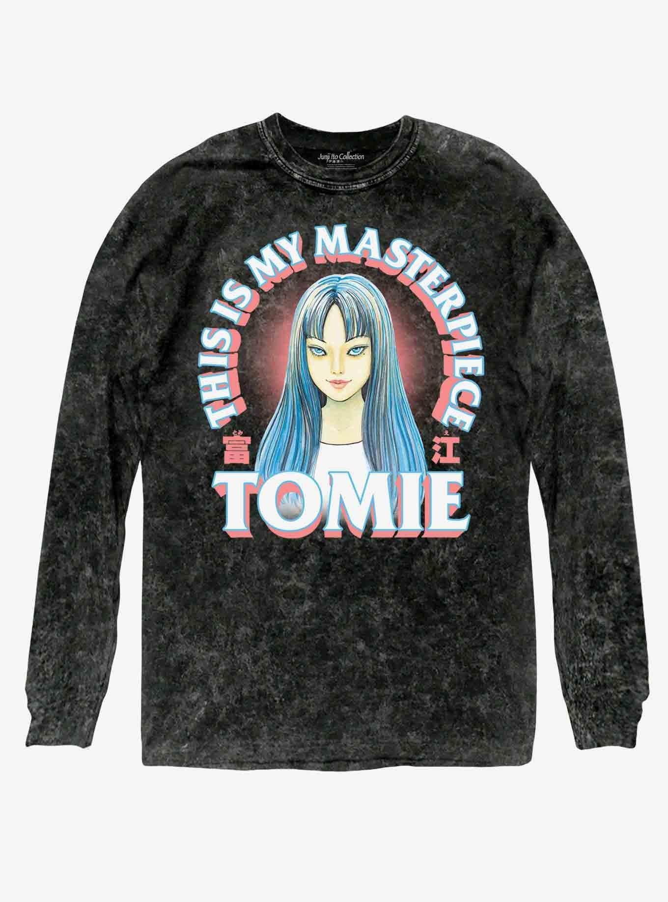 Junji Ito Tomei Masterpiece Wash Long-Sleeve T-Shirt, MULTI, hi-res