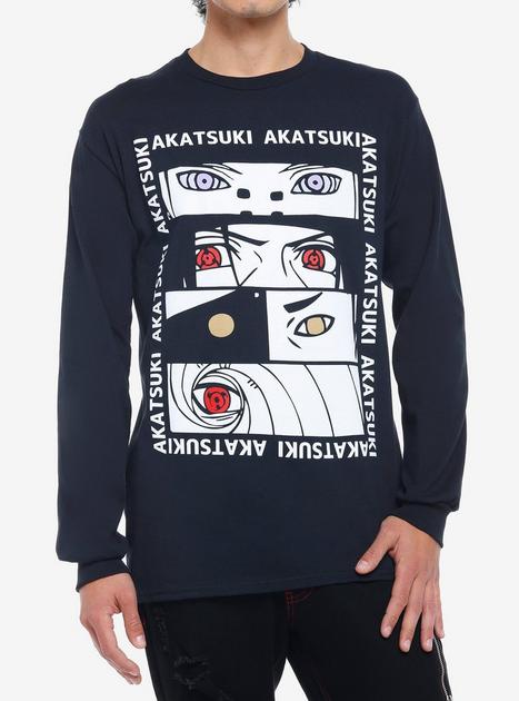 Naruto Shippuden Akatsuki Eyes Long-Sleeve T-Shirt Hot Topic