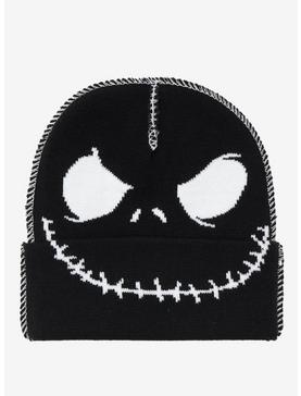 The Nightmare Before Christmas Jack Contrast Stitch Beanie, , hi-res