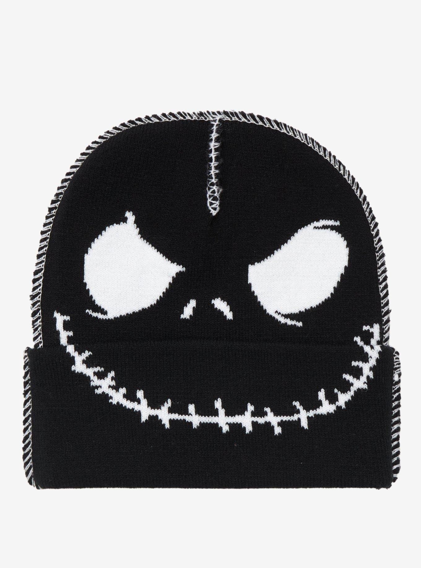 The Nightmare Before Christmas Jack Contrast Stitch Beanie, , hi-res