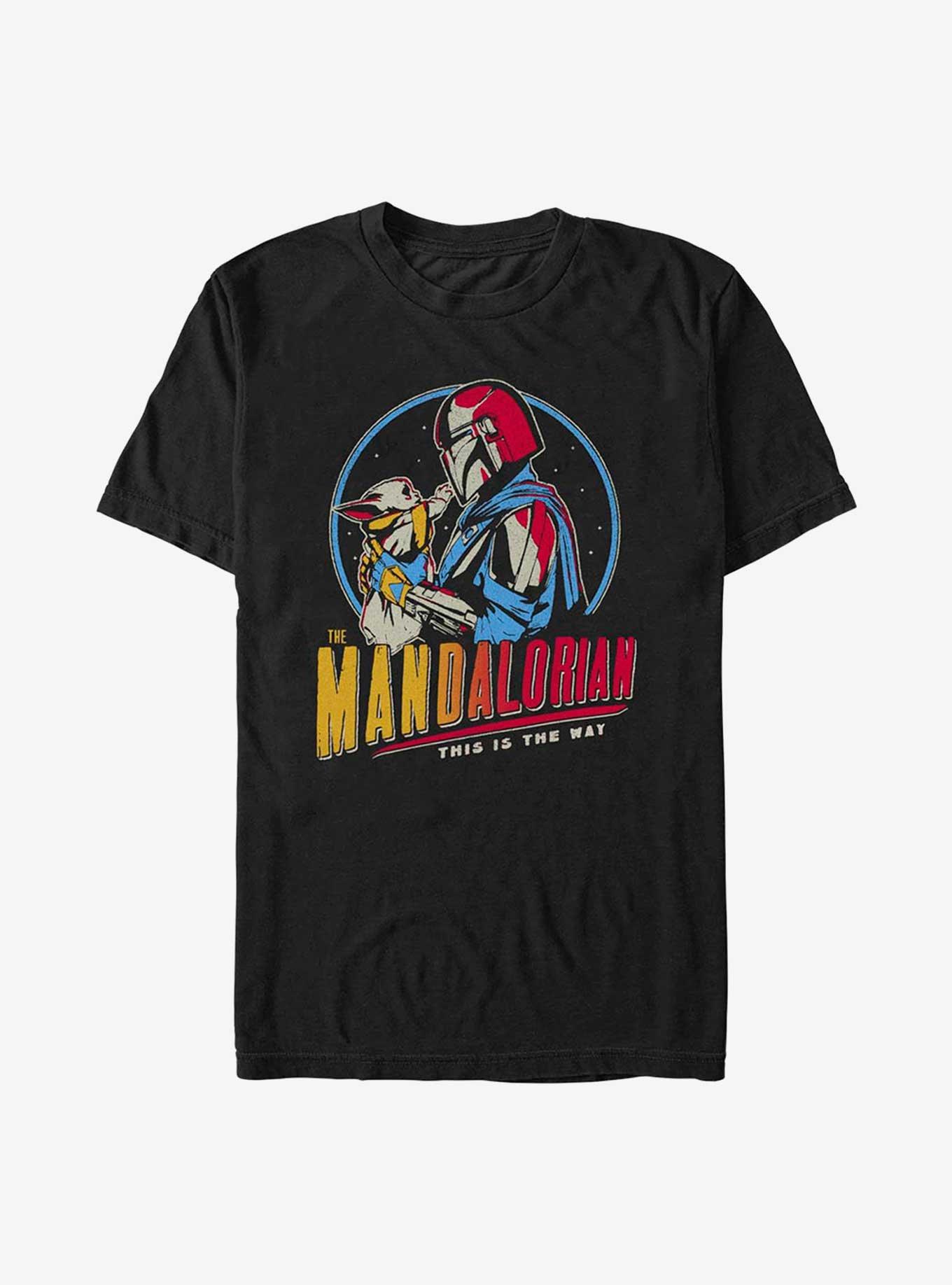 Star Wars The Mandalorian Dark Rainbow T-Shirt, , hi-res