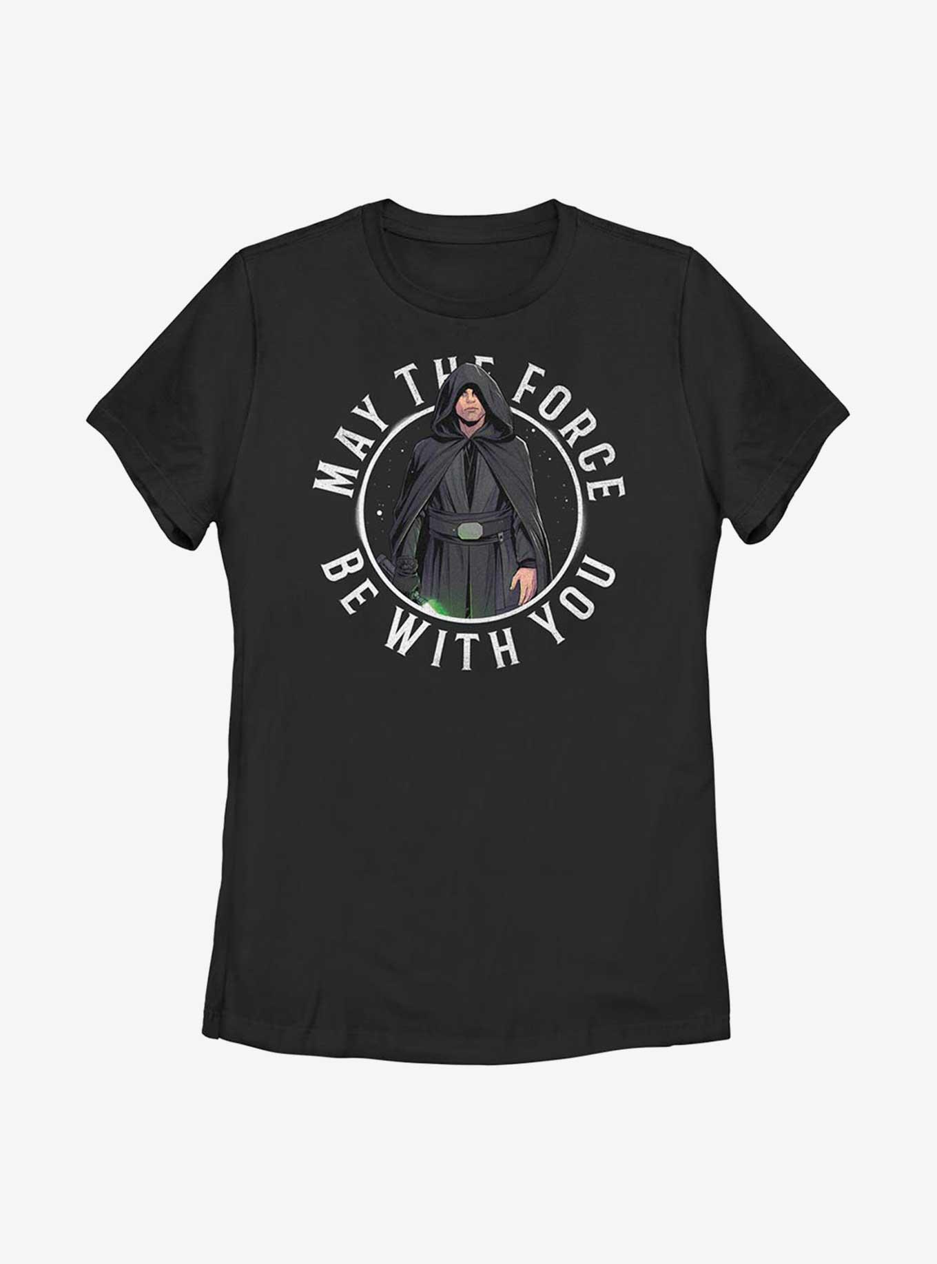 Star Wars The Mandalorian Looking Scary Luke Womens T-Shirt, , hi-res