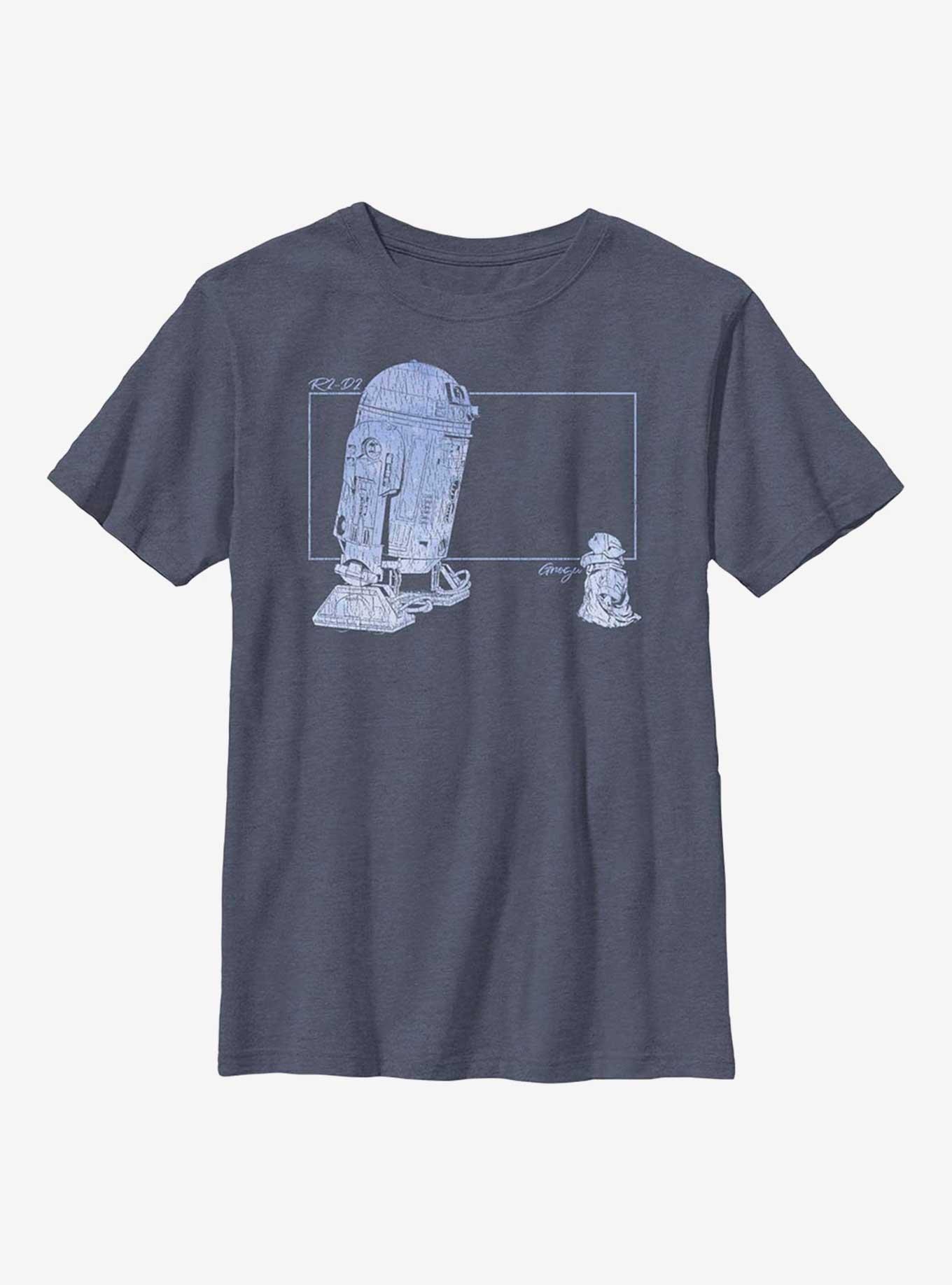 Star Wars The Mandalorian The Child R2 Vintage Youth T-Shirt, , hi-res