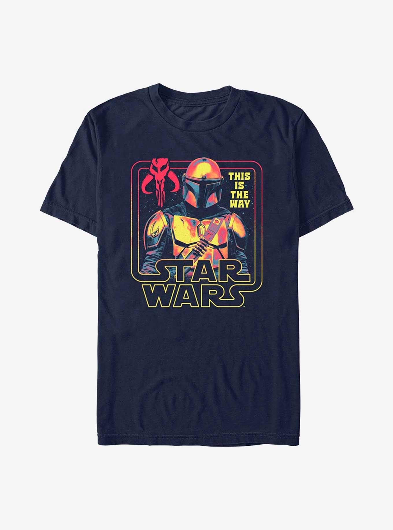 Star Wars The Mandalorian The Protector T-Shirt, NAVY, hi-res