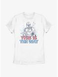 Star Wars The Mandalorian Americana Buddies Womens T-Shirt, WHITE, hi-res