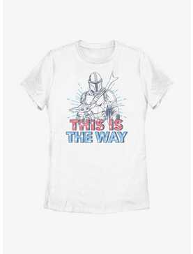 Star Wars The Mandalorian Americana Buddies Womens T-Shirt, , hi-res