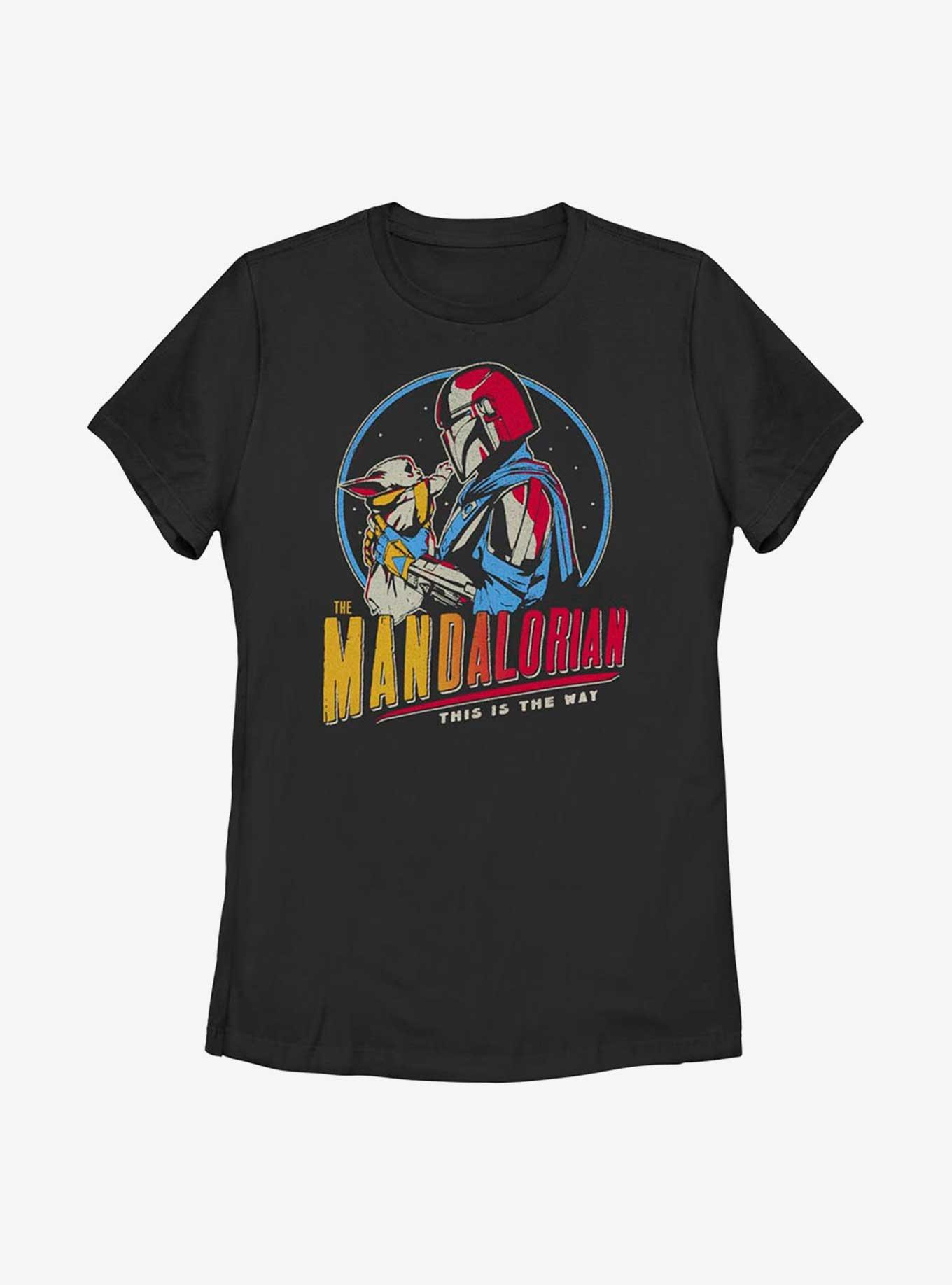 Star Wars The Mandalorian Dark Rainbow Womens T-Shirt, , hi-res