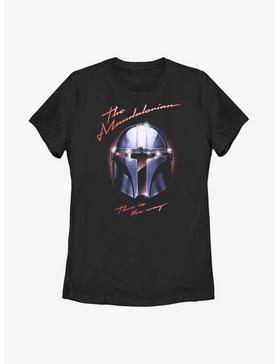 Star Wars The Mandalorian Helmet Chrome Womens T-Shirt, , hi-res