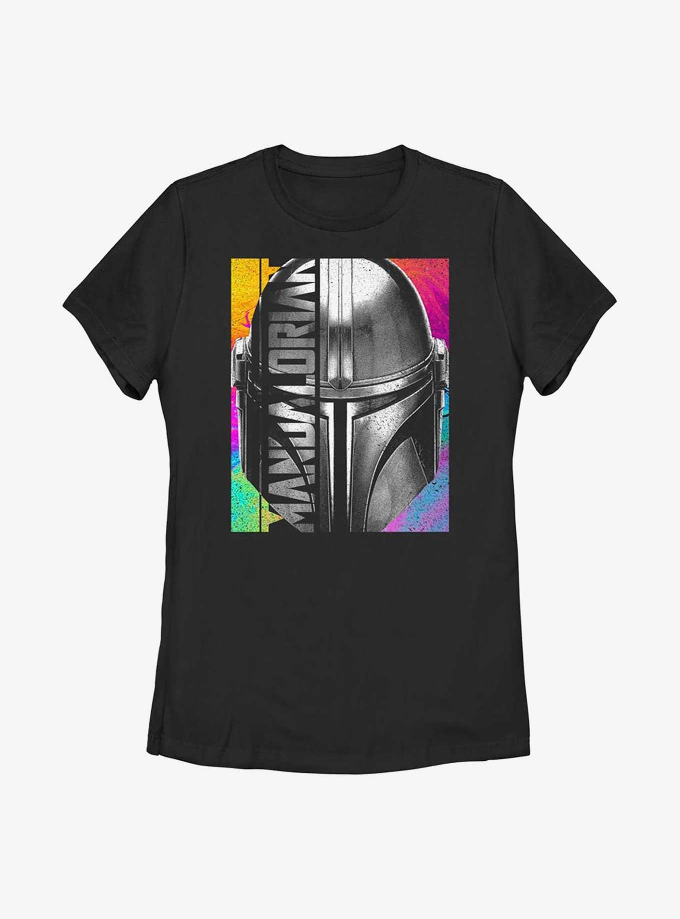 Star Wars The Mandalorian Inverse Womens T-Shirt, BLACK, hi-res