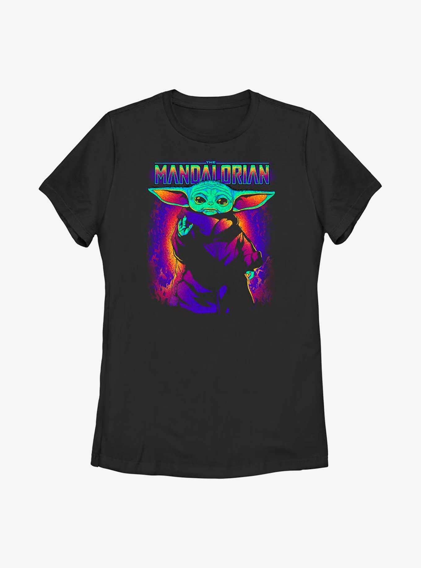 Star Wars The Mandalorian Neon Primary The Child Womens T-Shirt, , hi-res