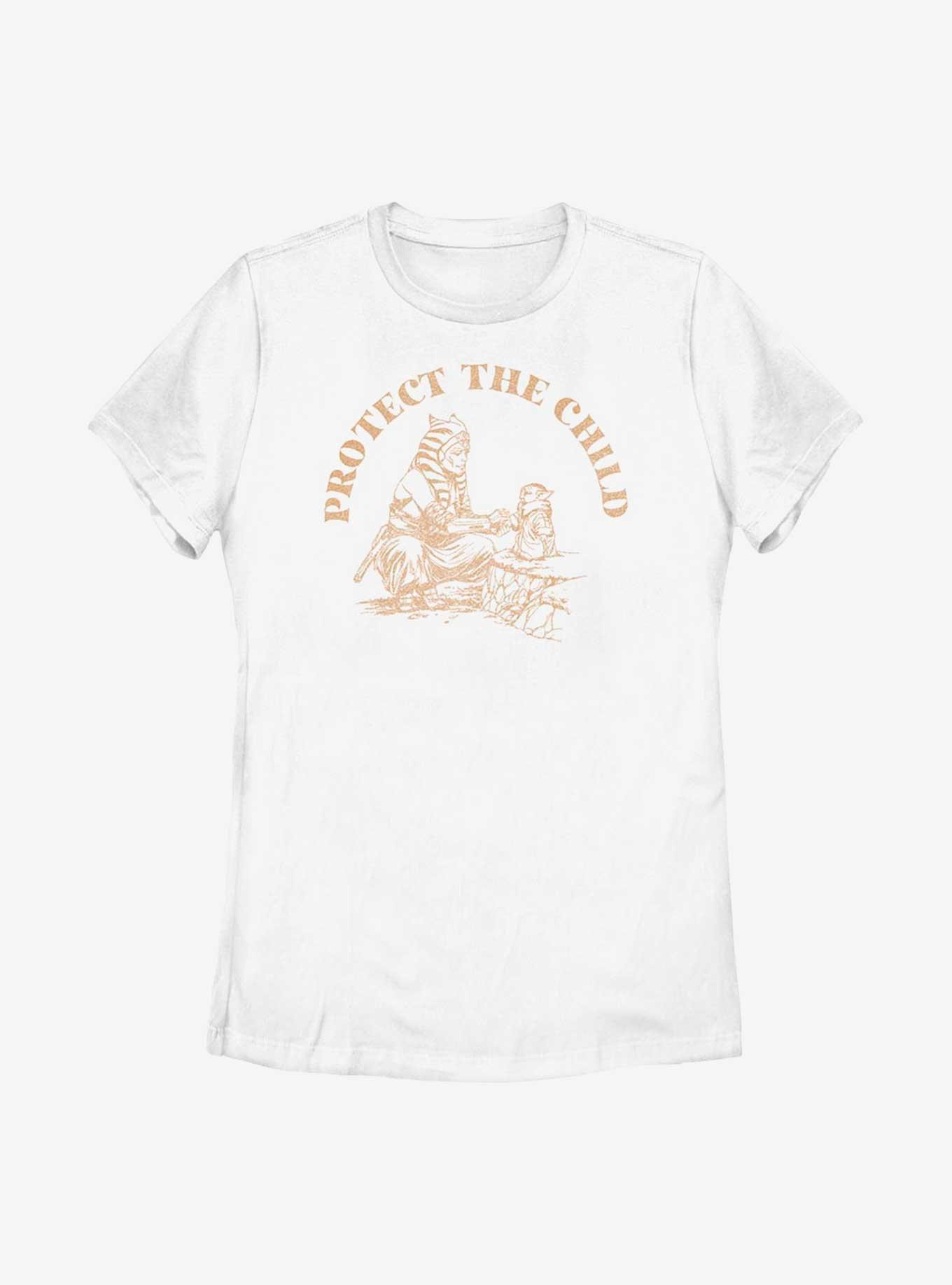 Star Wars The Mandalorian Protect The Child Womens T-Shirt, , hi-res