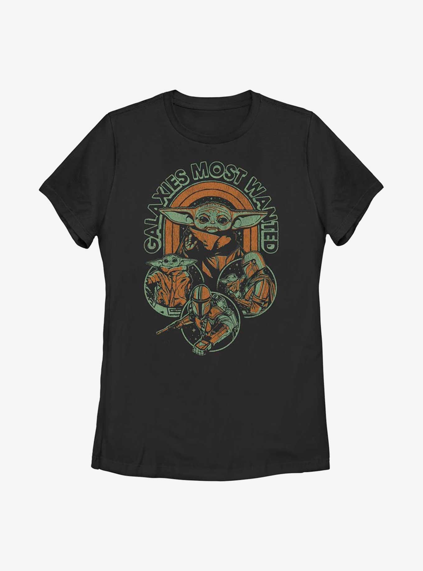 Star Wars The Mandalorian Rainbow Retro Womens T-Shirt, , hi-res