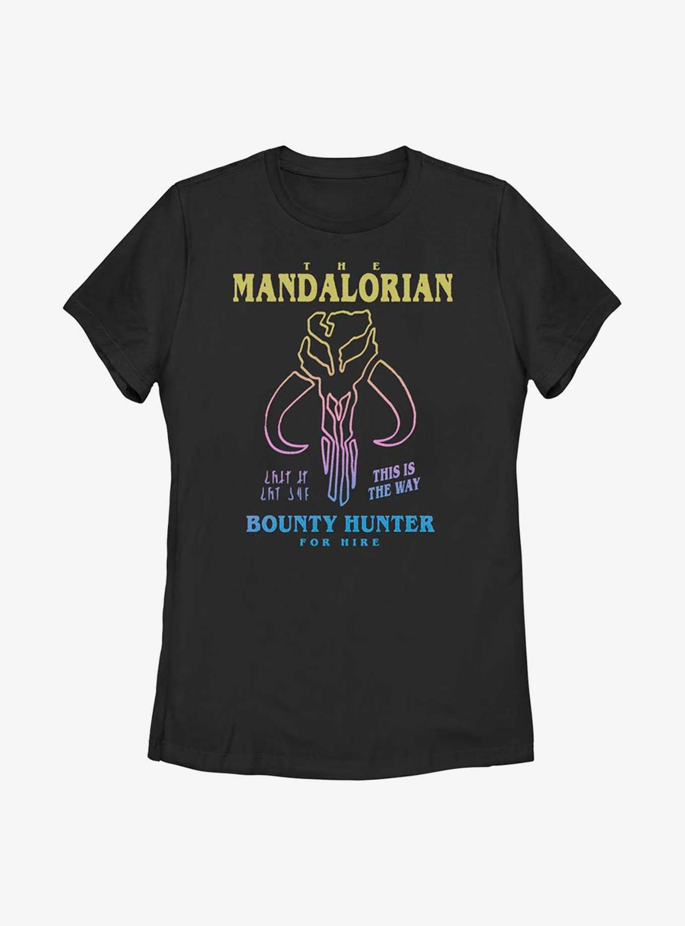 Star Wars The Mandalorian Symbol Drawn Womens T-Shirt, , hi-res