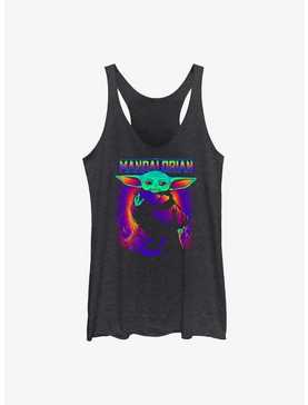 Star Wars The Mandalorian Neon Primary The Child Womens Tank Top, , hi-res