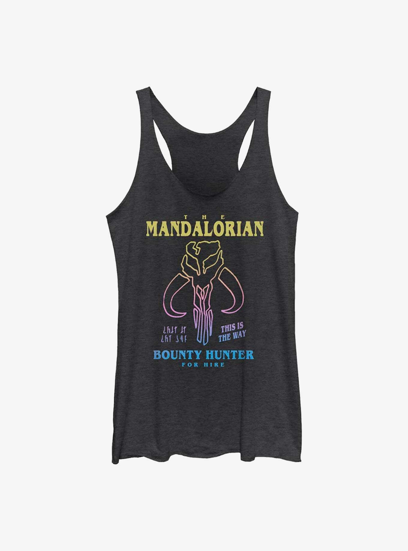 Star Wars The Mandalorian Symbol Drawn Womens Tank Top, , hi-res